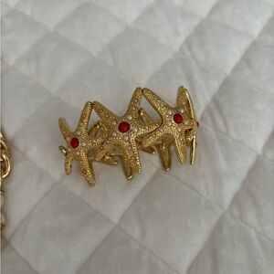 Lilly Pulitzer Gold and Red Bracelet Collection